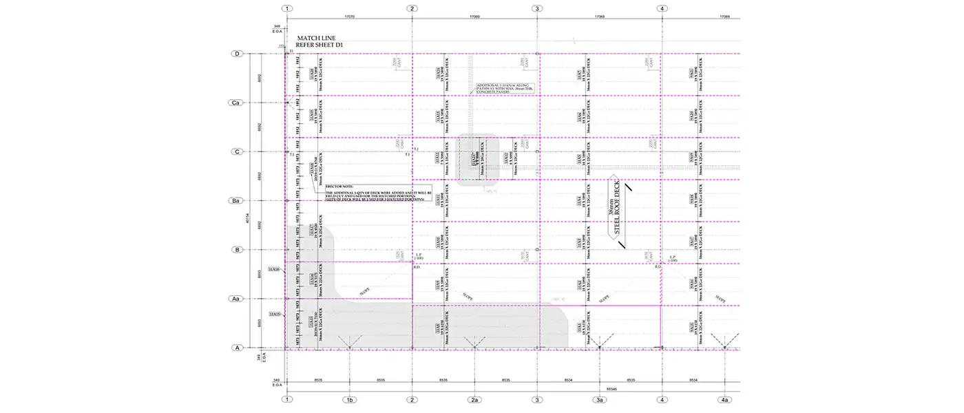 Joists Modelling and Layout, Joists Listing